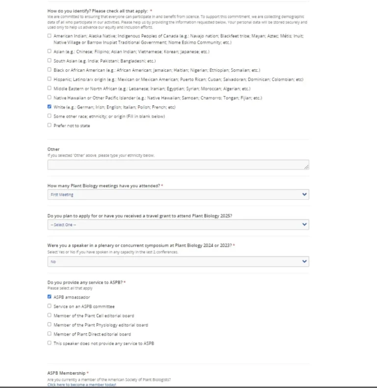 Task 4 – Complete poster presenter profile